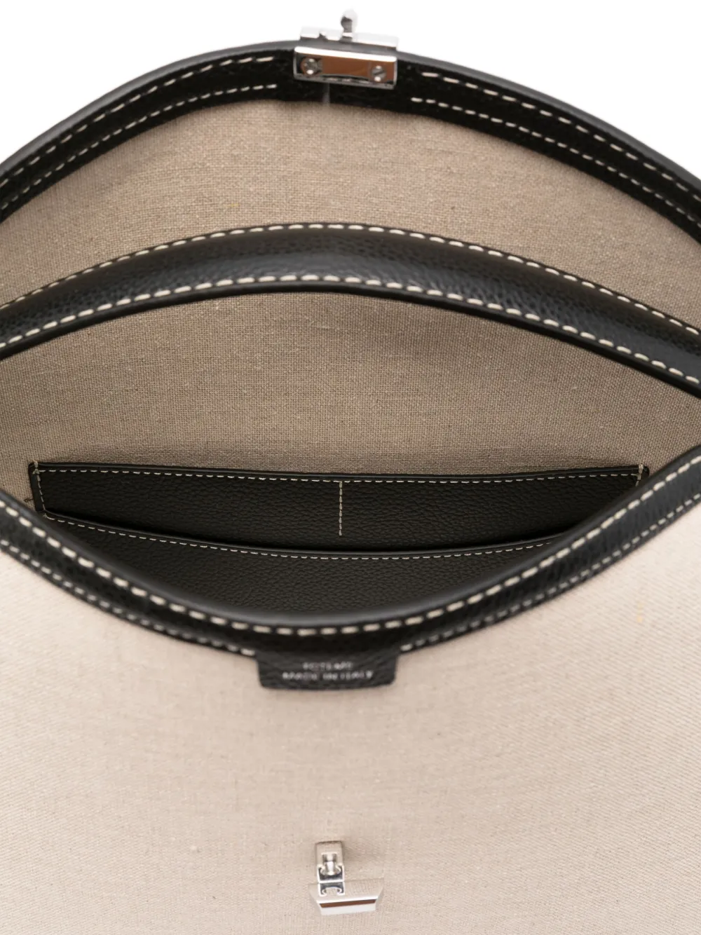 TOTEME Tas met handgreep en T-slot Beige