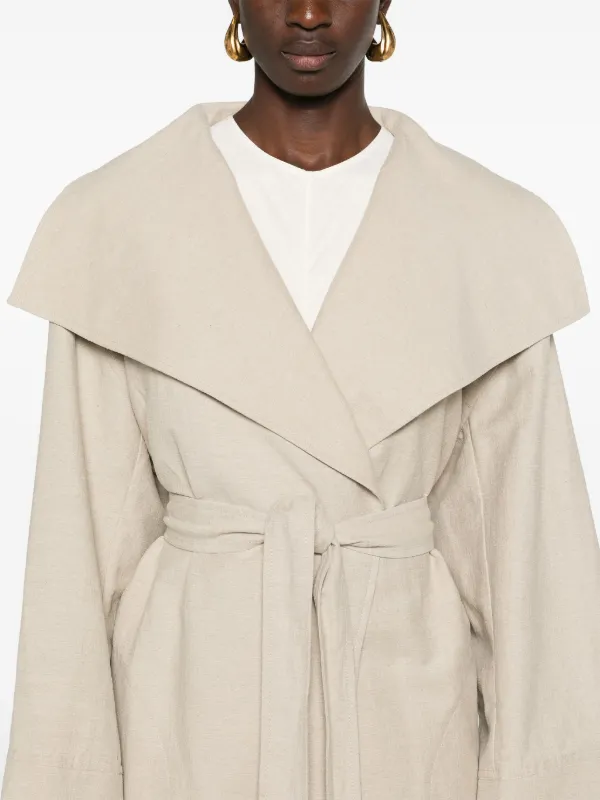 【TOTEME】linen blend blazer (関税込み) TOTEME Woven blazer | NET-A-PORTER