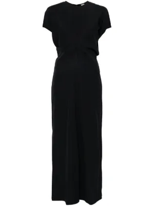Toteme Slouch Waist Maxi Dress - Black