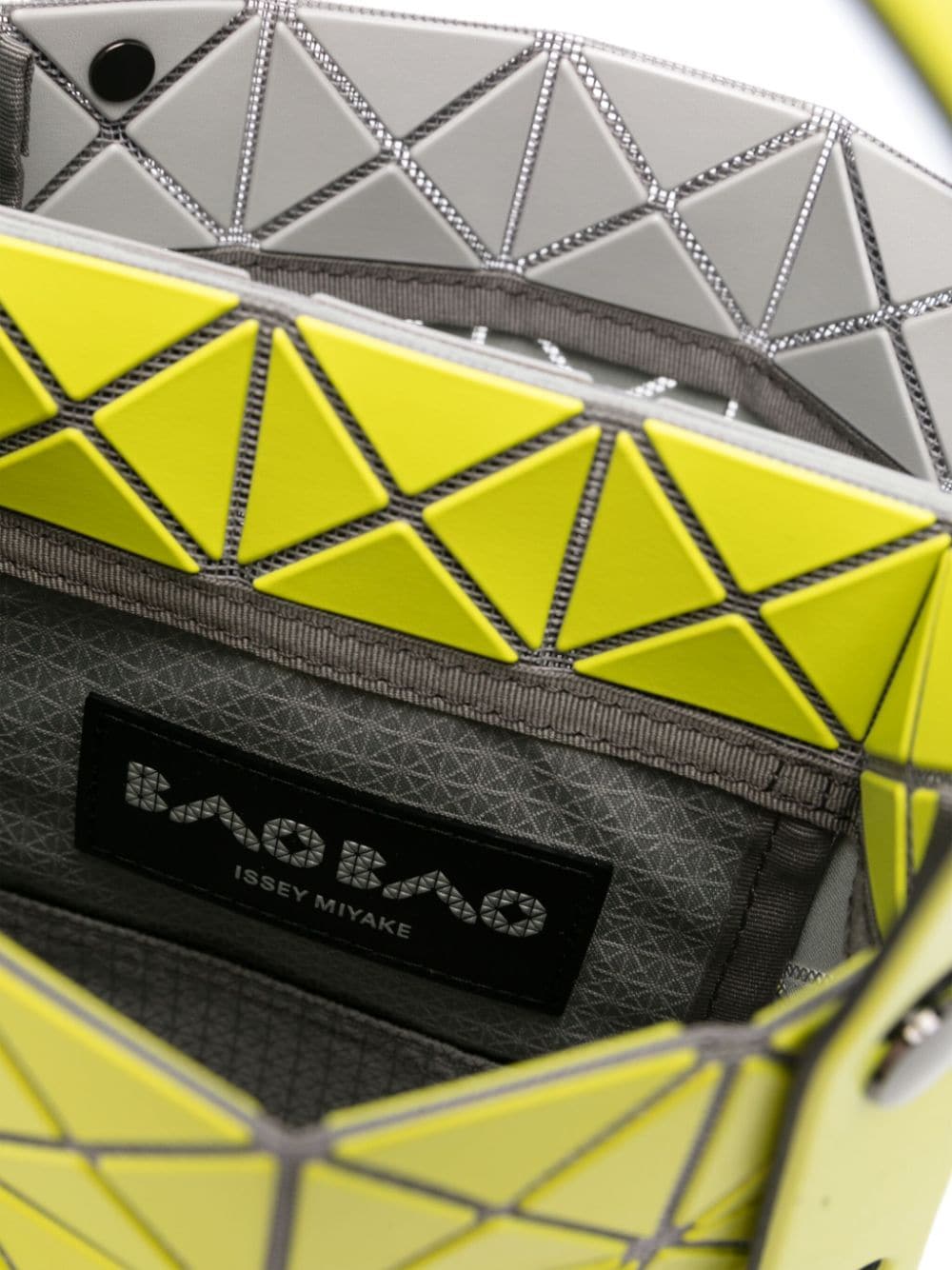 Shop Bao Bao Issey Miyake Duo Geometric-panelled Tote Bag In Yellow