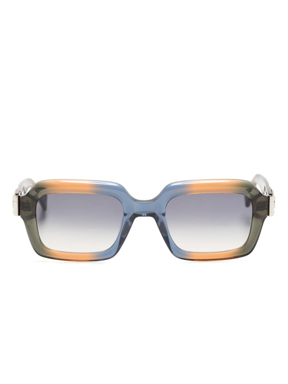 Vivienne Westwood Zonnebril met vierkant montuur Blauw