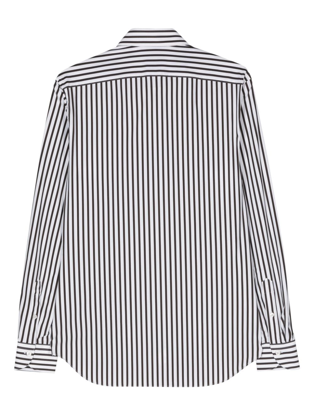 Xacus striped longsleeved shirt - Wit