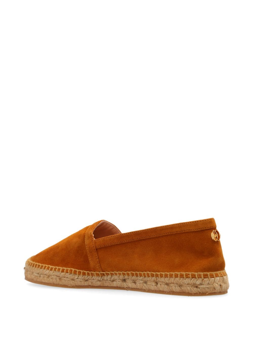 Shop Bally Logo-plaque Suede Espadrilles In Brown