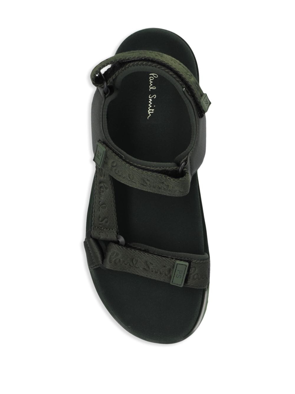 Shop Ps By Paul Smith Dorado Touch-strap Sandals In Green