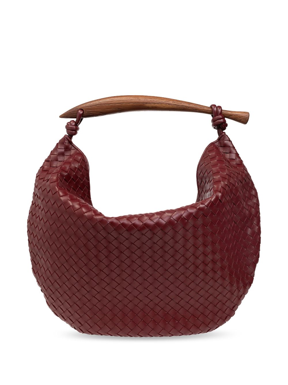 Bottega Veneta Sardine Bermuda Top-handle Bag In Red