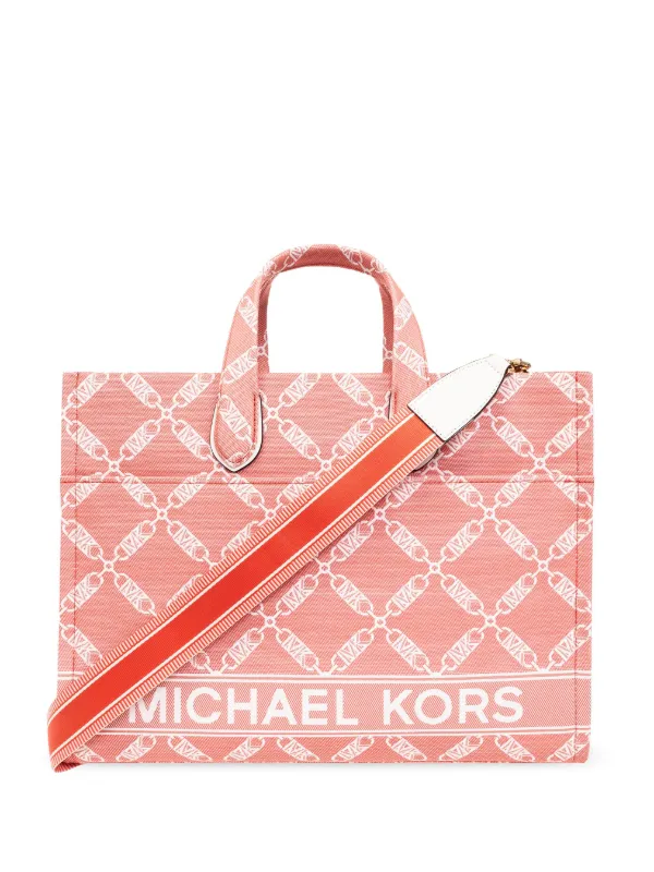 Michael Michael Kors Gigi Cotton Tote Bag Pink FARFETCH CA