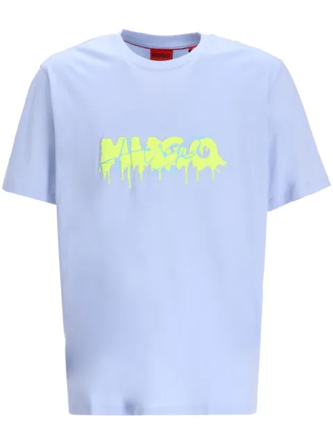 HUGO Camiseta Dacation de algodão