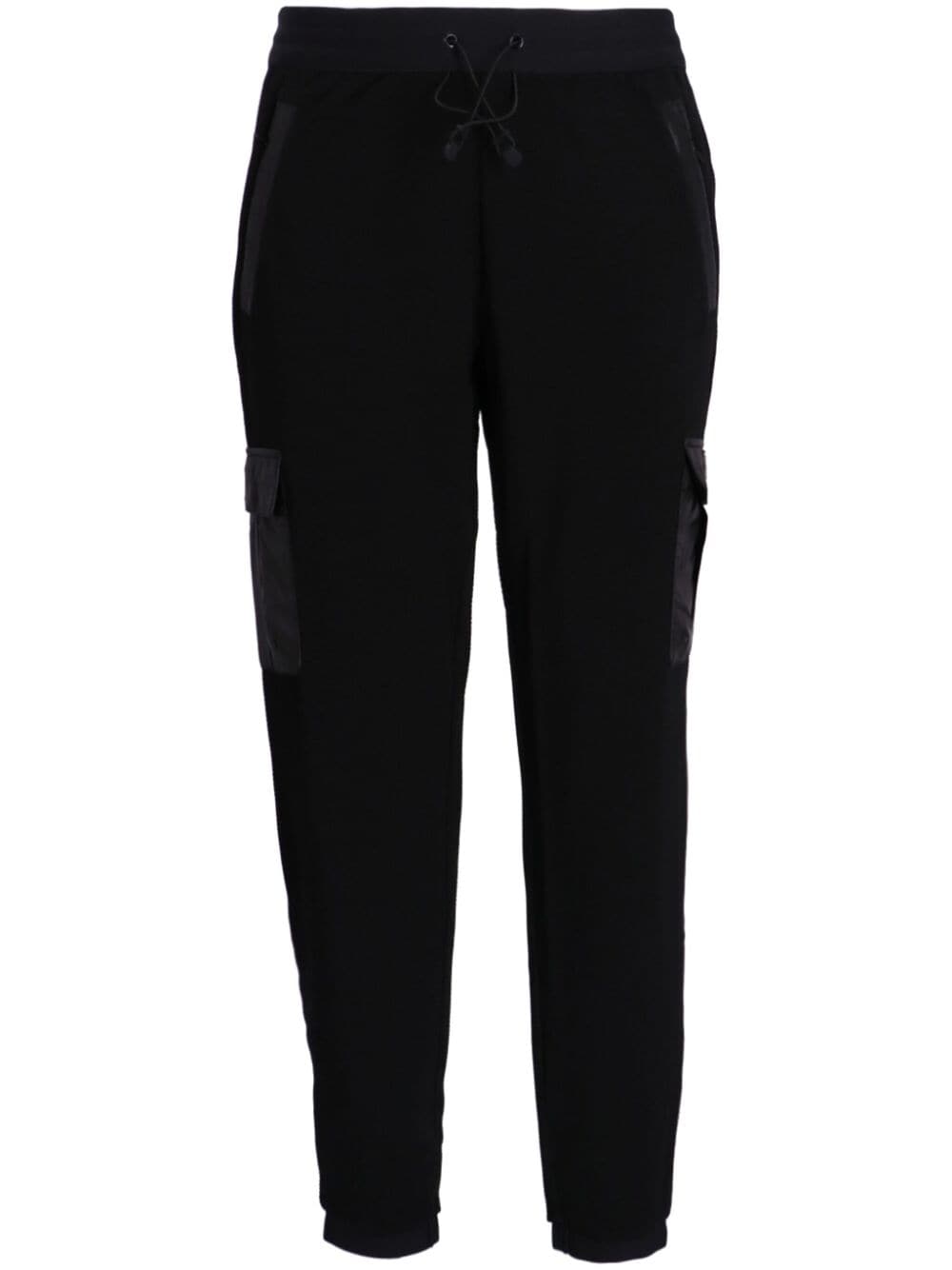 Ea7 Mid-rise Track Trousers In 黑色
