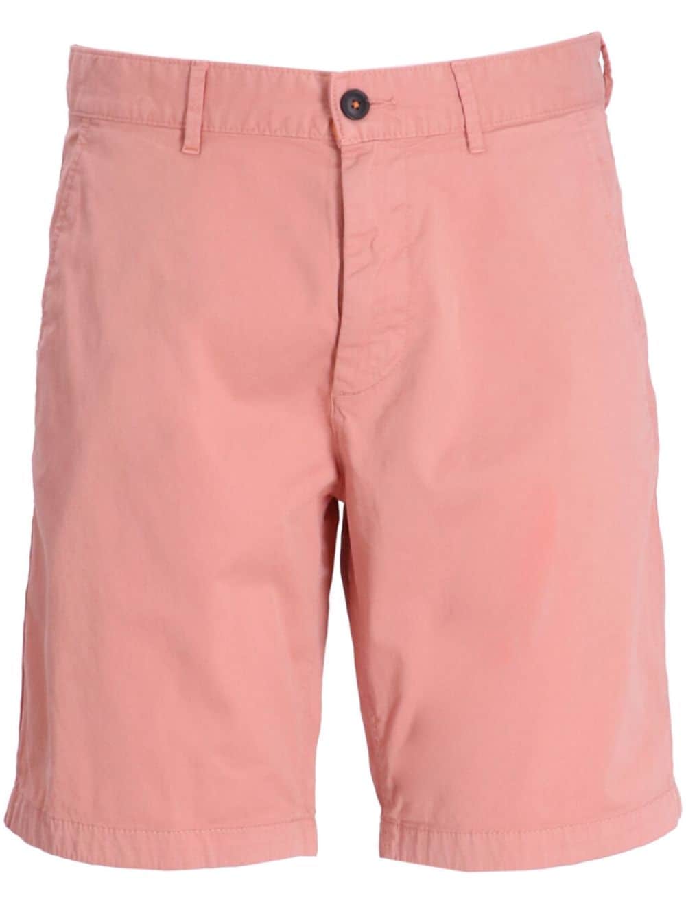 Hugo Boss Slim-fit Chino Shorts In Pink