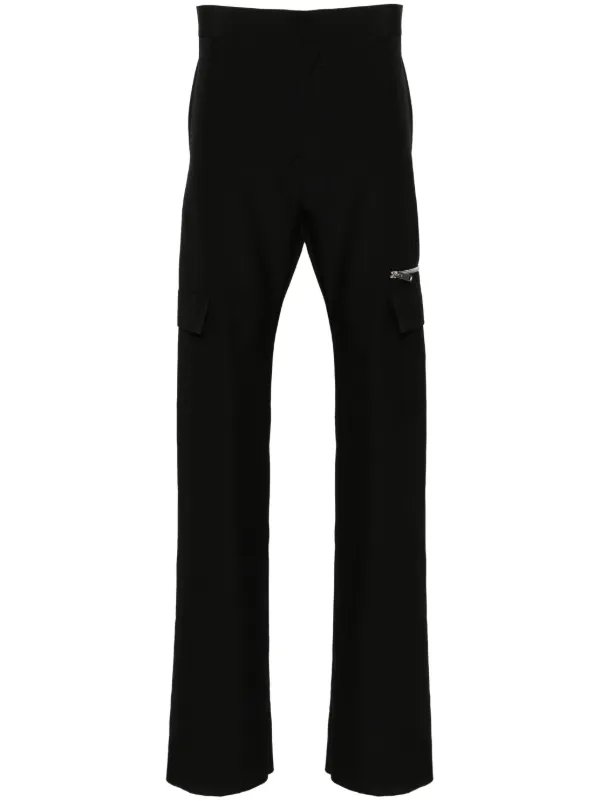 Givenchy straight-leg Wool Trousers | Black | FARFETCH JO