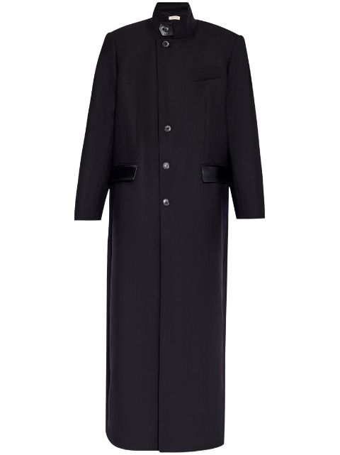 The Mannei Bizot single-breasted coat