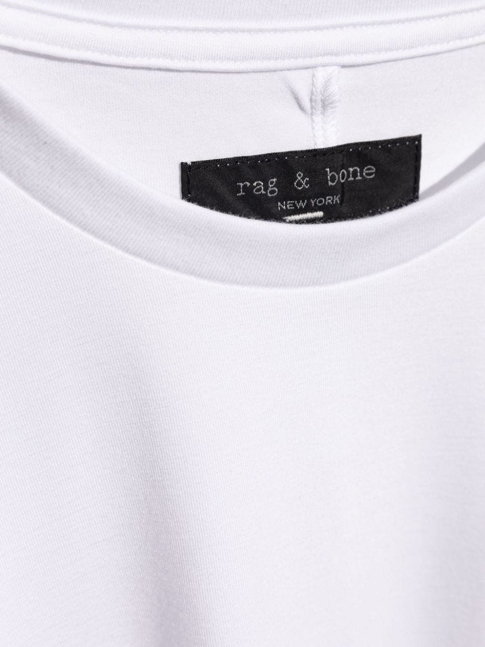 rag & bone T-shirt met ronde hals Wit