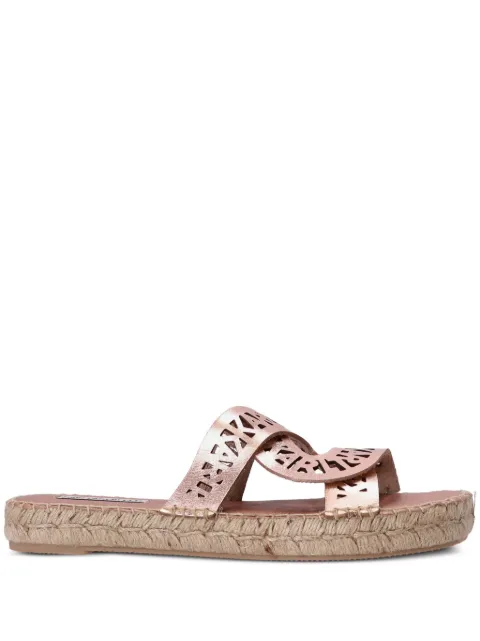Karl Lagerfeld Souk Interlok Loop espadrille slides