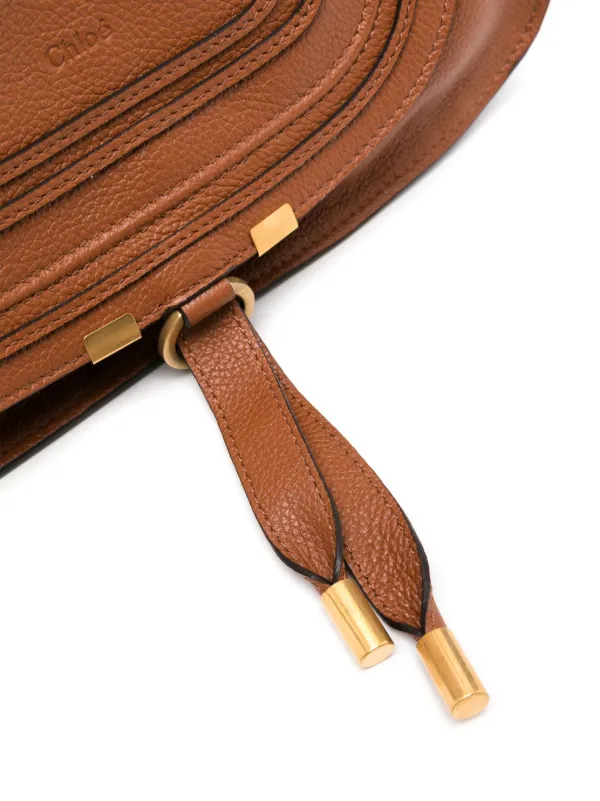 Chloé Marcie Double Carry Tote Bag | Brown | FARFETCH