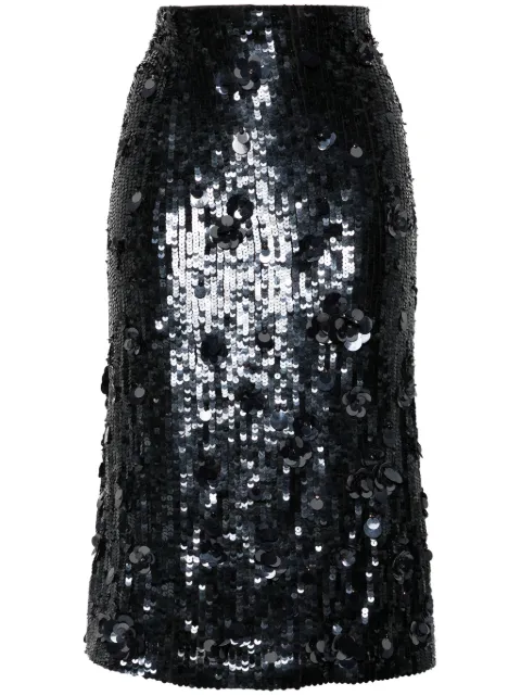 P.A.R.O.S.H. sequined midi skirt