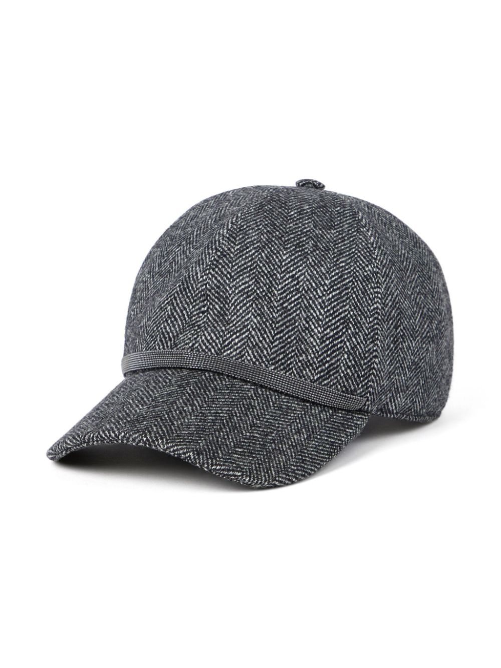 Shop for discounted items Brunello Cucinelli herringbone baseball cap Women