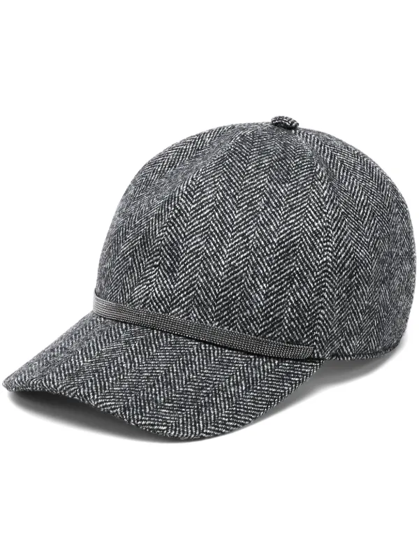 Herringbone baseball cap on sale