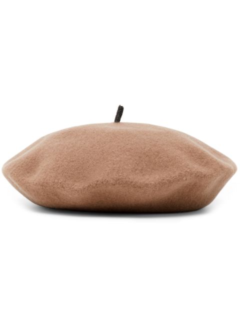 Brunello Cucinelli wool beret Women