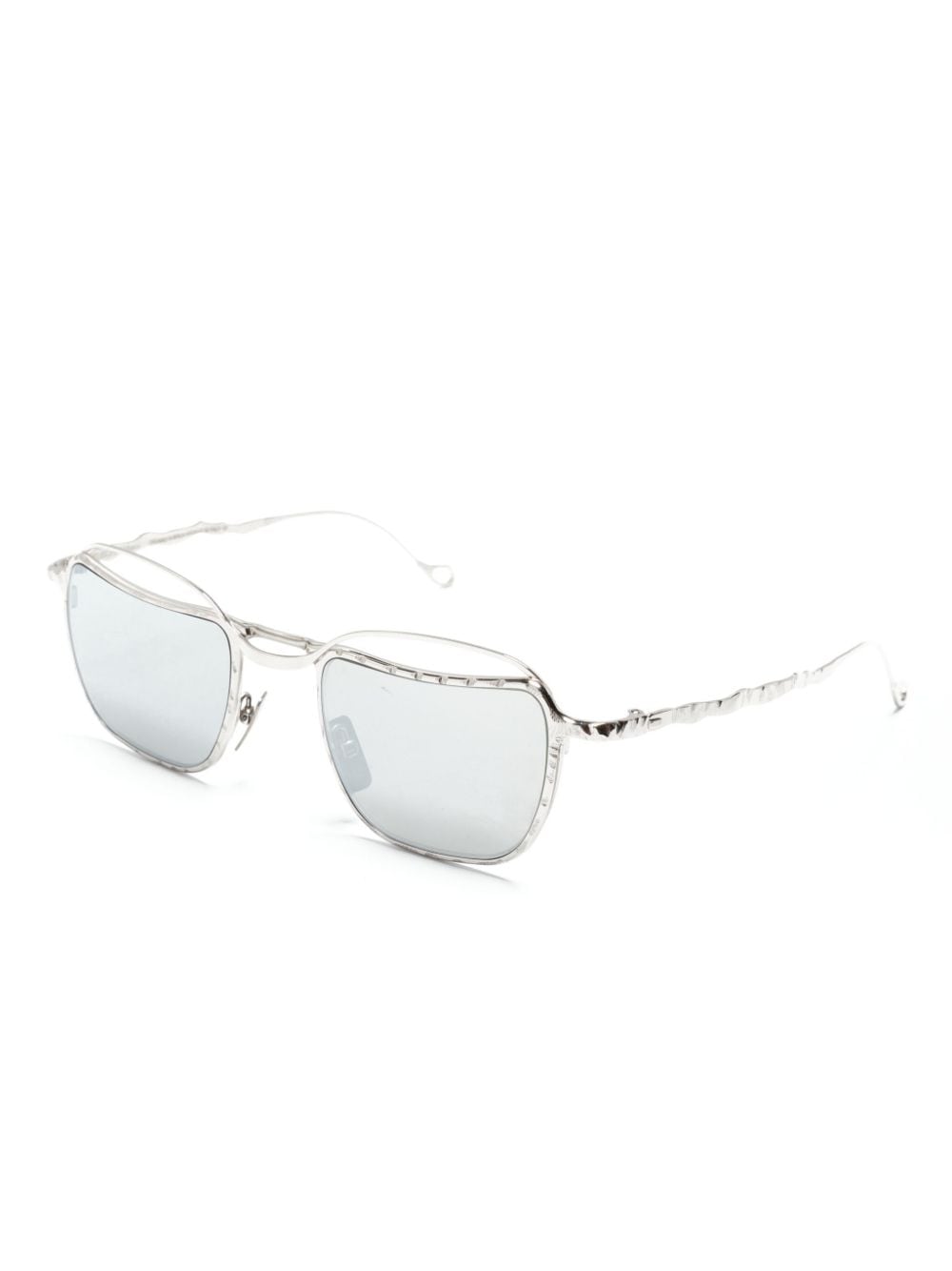 Kuboraum Mask H71 square-frame sunglasses - Zilver