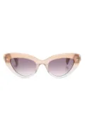 Vivienne Westwood gradient cat-eye sunglasses - Neutrals