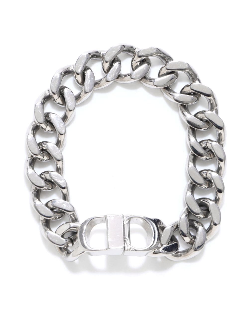 Pre-owned Dior Cd Chain Bracelet In 银色