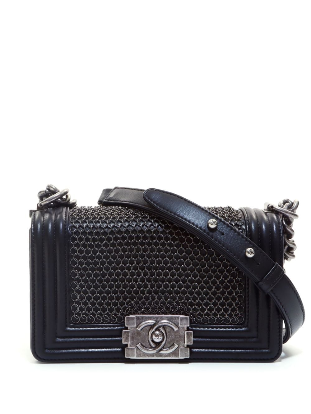Pre-owned Chanel 2013-2014 Boy  Shoulder Bag In 黑色