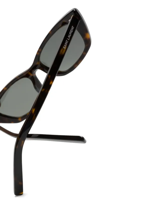 Saint Laurent Eyewear キャットアイ サングラス | ブラウン