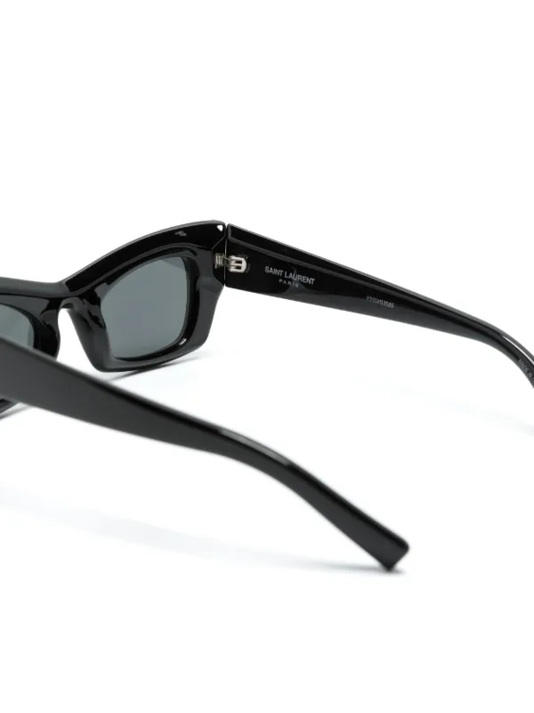 Saint Laurent Eyewear キャットアイ サングラス | ブラック | FARFETCH JP