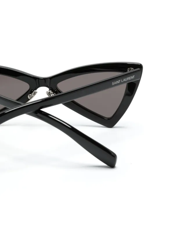 Saint Laurent Eyewear geometric-frame Sunglasses | Black  display picture 1
