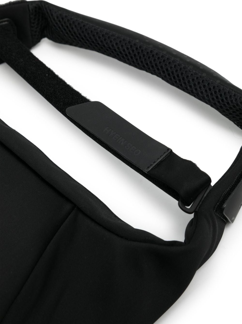 Shop Hyein Seo Strap-detail Panelled Tote Bag In Black