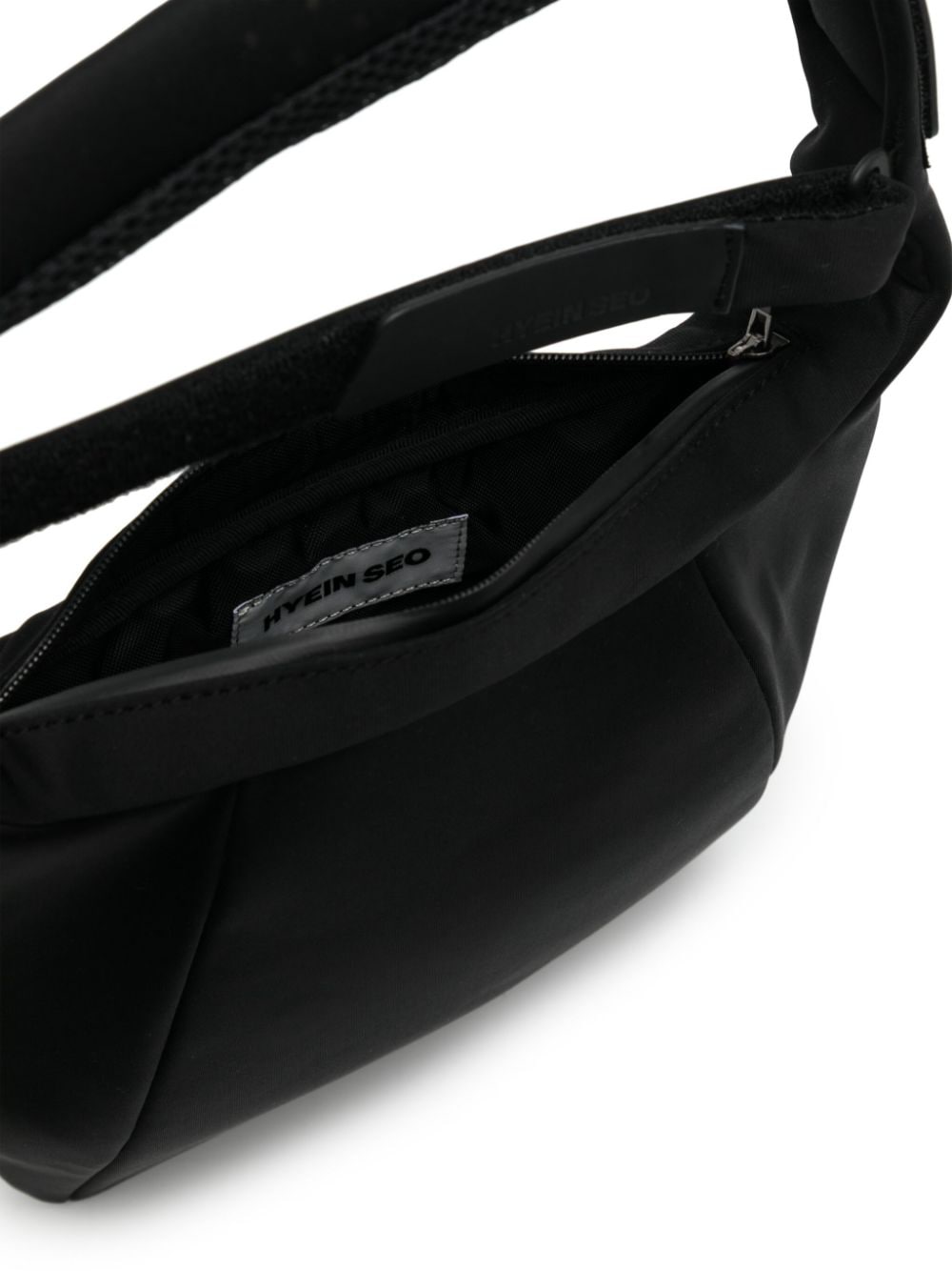 Shop Hyein Seo Strap-detail Panelled Tote Bag In Black
