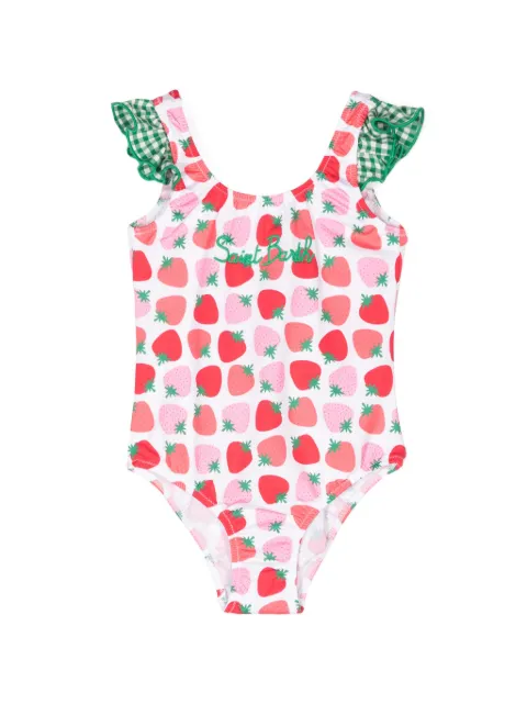 MC2 Saint Barth Kids strawberry-print swimsuit