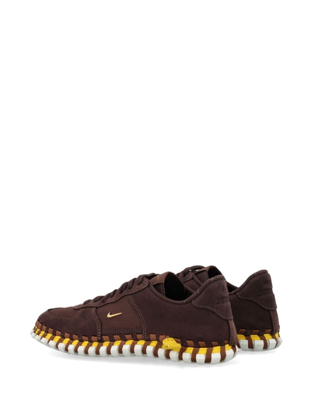 Shop Nike X Jaquemus J Force 1 Low Lx Panelled Sneakers In Brown