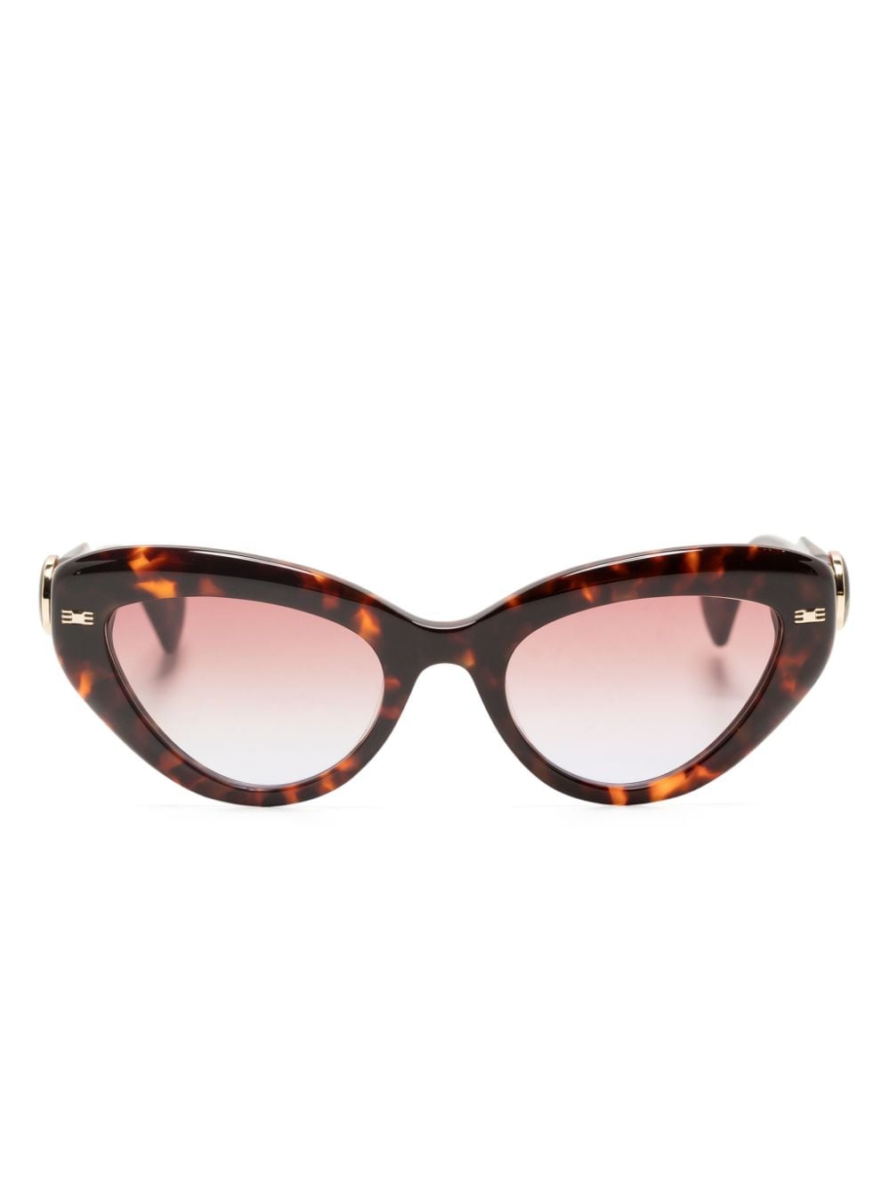 Vivienne Westwood tortoiseshell-effect cat-eye sunglasses Rood