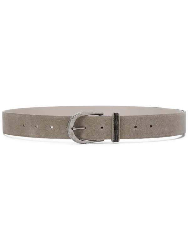 ベルト Brunello Cucinelli Cintura In Pelle Leather belt in beige - Brunello Cucinelli | Mytheresa