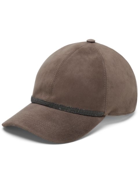 Brunello Cucinelli suede cap Women