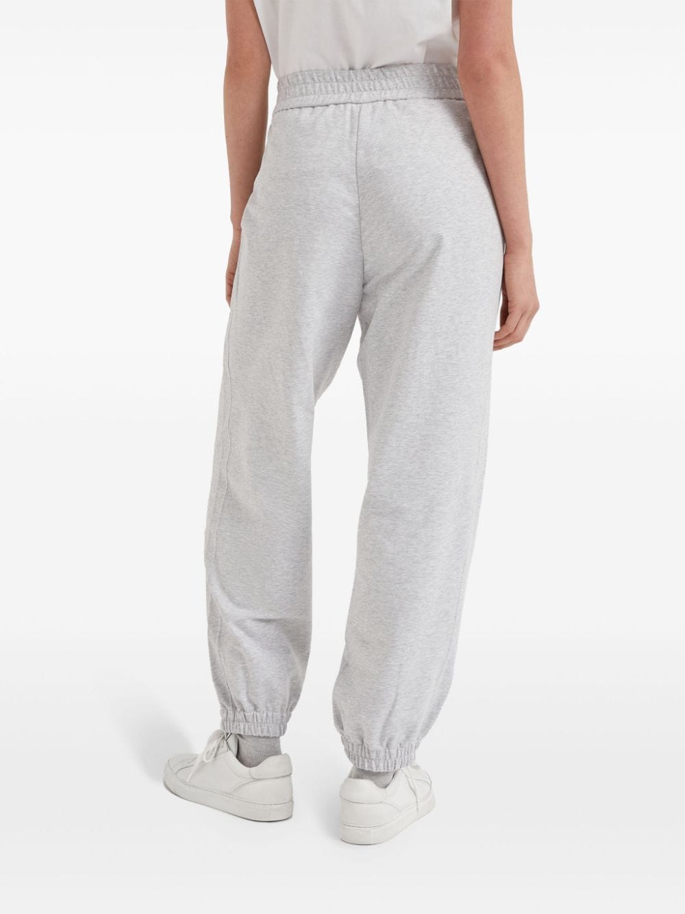 Shop Brunello Cucinelli Straight-leg Track Pants In Grey