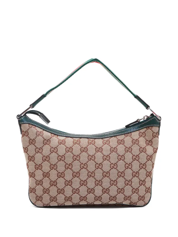 Gucci Pre Owned GG canvas shoulder bag women Canvas One Size Brown