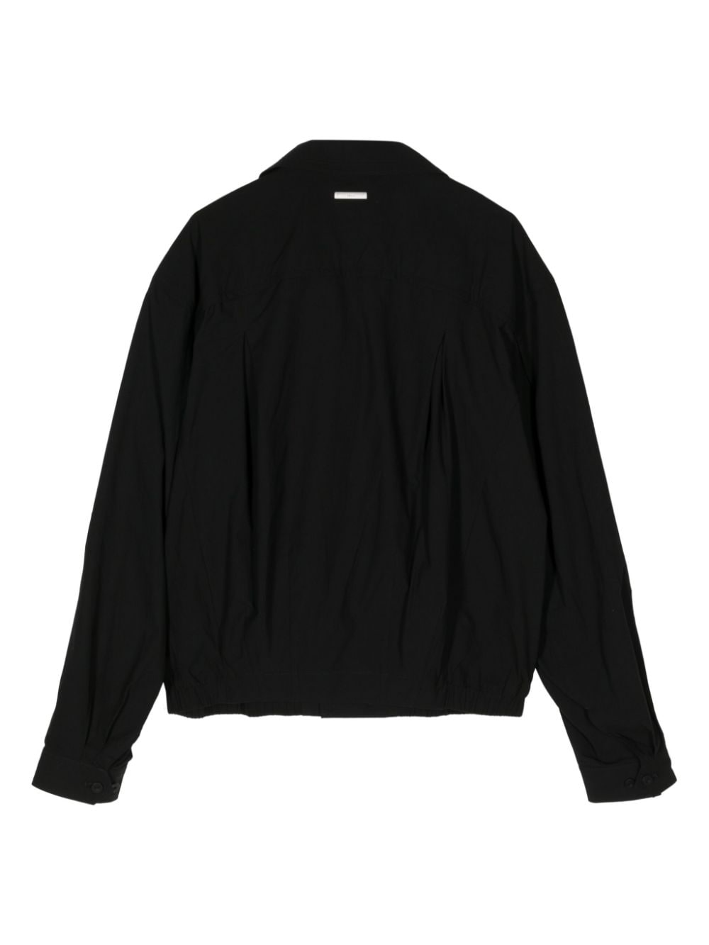 Shop C2h4 Button-up Shirt Jacket In Black
