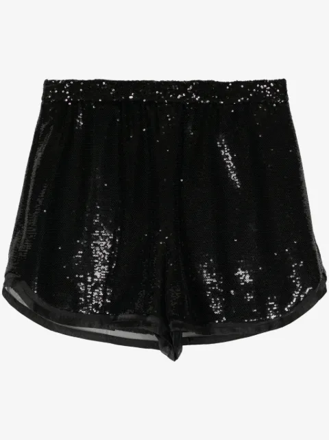 Juun.J shorts bordados con lentejuelas