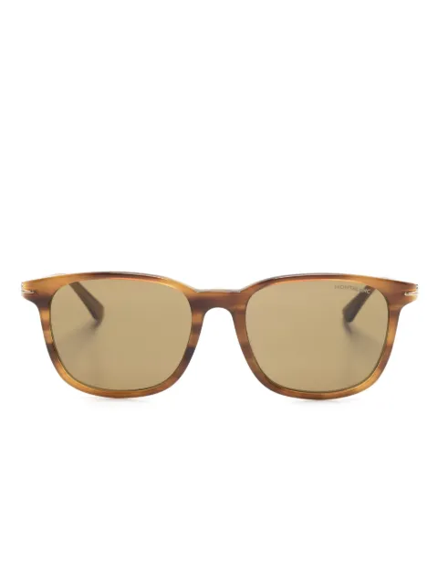 Montblanc rectangle-frame sunglasses