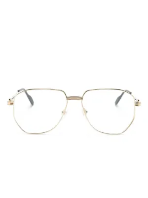Cartier Eyewear パンテール ドゥ カルティエ 眼鏡フレーム | ゴールド