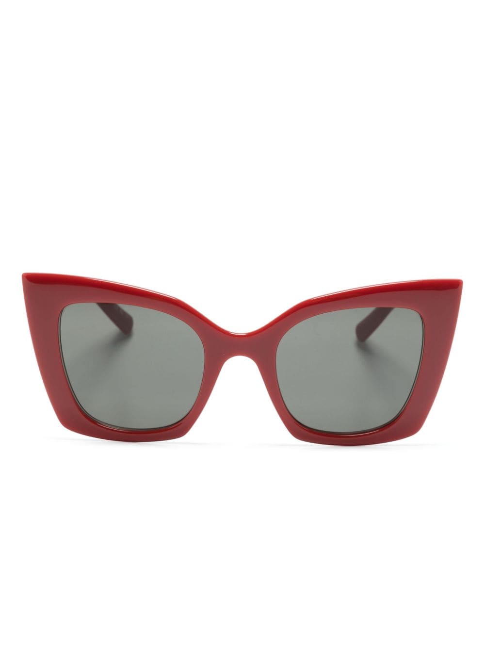 Saint Laurent Eyewear SL 552 zonnebril met oversized montuur Rood