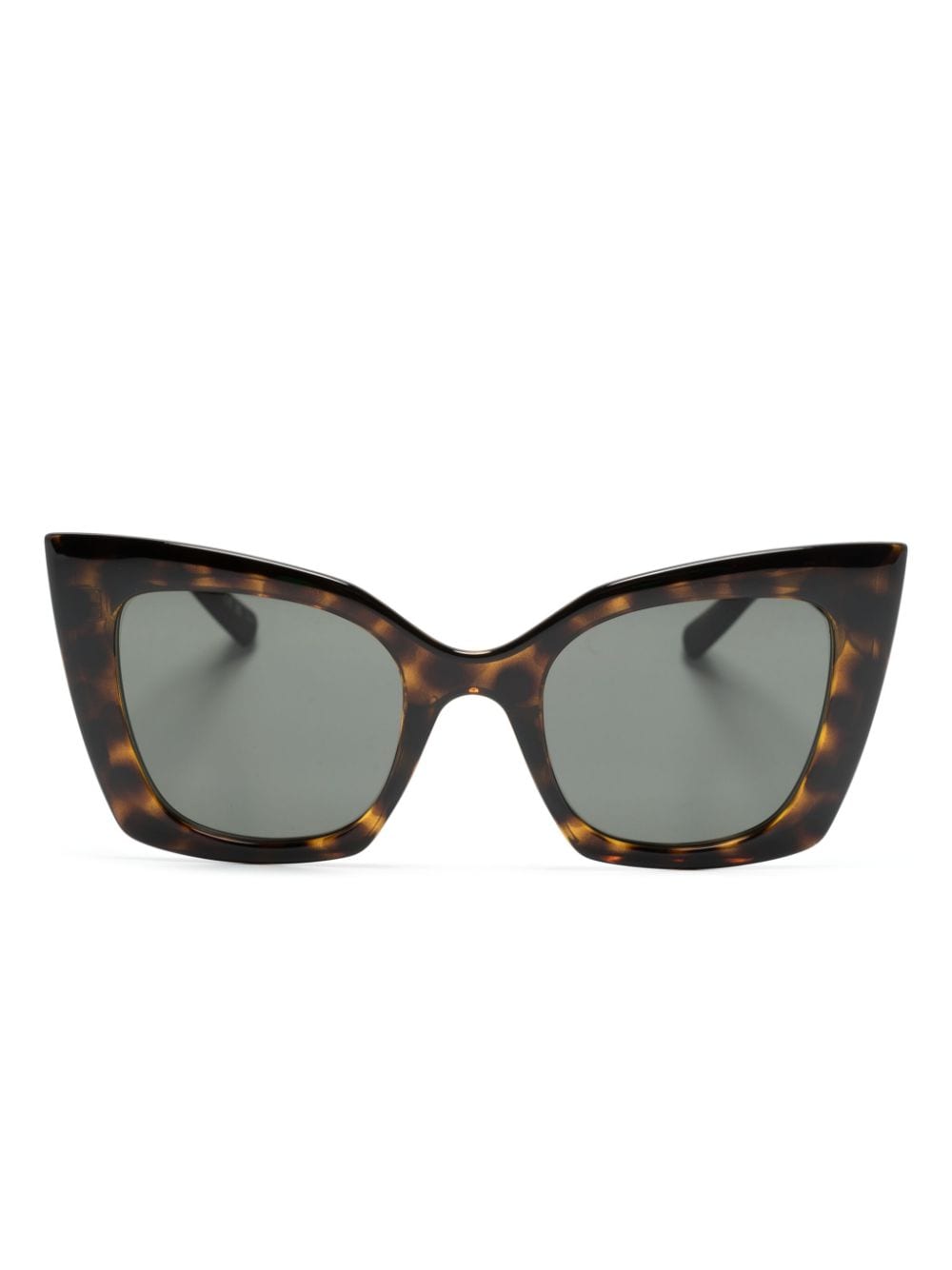 Saint Laurent Butterfly-frame Sunglasses In Brown