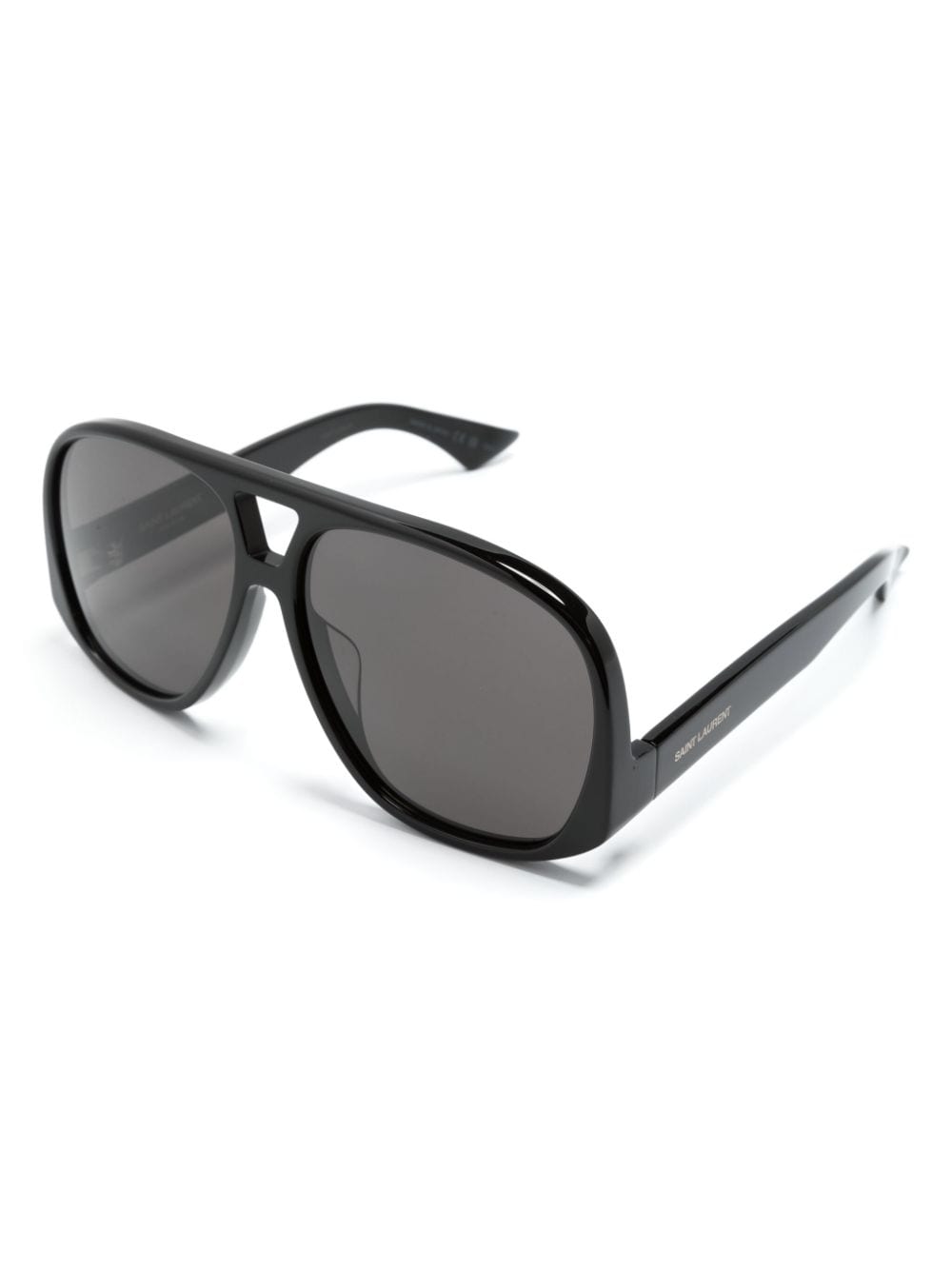 Saint Laurent Eyewear 652 Solace zonnebril met piloten montuur Zwart