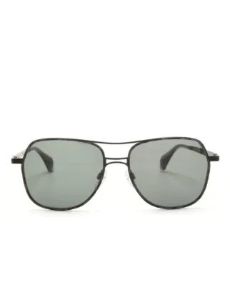 VIVIENNE WESTWOOD パイロットフレームサングラス Pilot Sunglasses in BLACK | Vivienne Westwood®