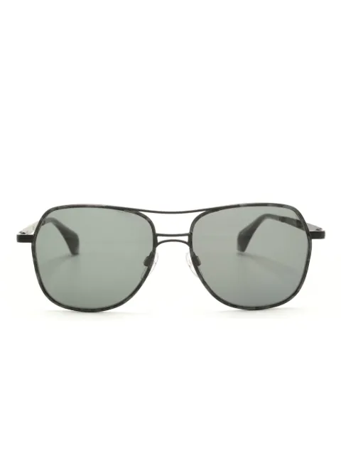 Vivienne Westwood engraved-logo pilot-frame sunglasses