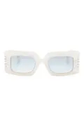 Vivienne Westwood Judy rectangle-frame sunglasses - White