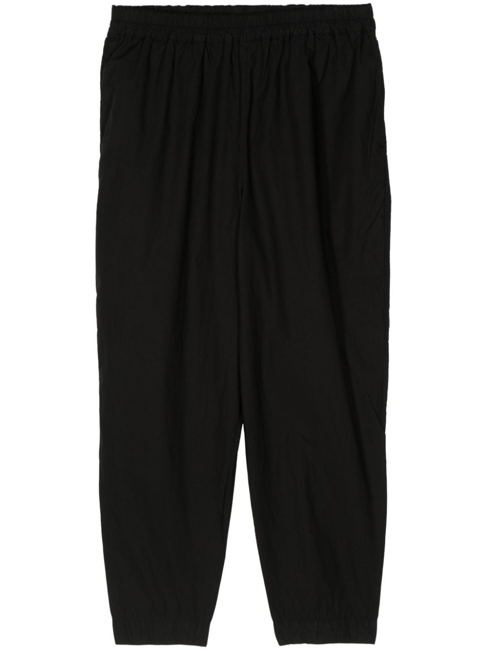 Shop Toogood The Acrobat Cotton Tapered Trousers In Black