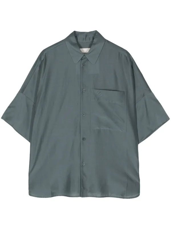 Toogood The Tinker コットンシルク シャツ | ブルー | FARFETCH JP